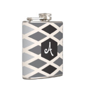 Storm Diamond Ombre Monogram Flachmann (Rechts)