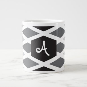 Storm Diamond Ombre Monogram Jumbo-Tasse