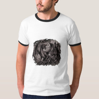 Storm Drachen Burg T-Shirt