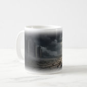 Storm Gate Überlebender unter dunklen Himmeln Tass Kaffeetasse (Vorderseite Links)