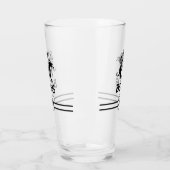 Storm Gray Stegosaurus Spiked Dinosaurier Glas (Links)