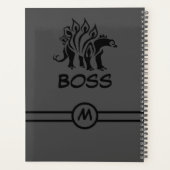 Storm Gray Stegosaurus Spiked Dinosaurier Planer (Rückseite)