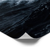 Storm Leviathan Gezeitenwelle Leinwand Poster (Ecke)