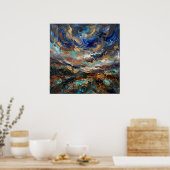 Storm Light Sacred Landscape Poster (Küche)
