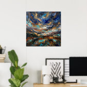 Storm Light Sacred Landscape Poster (Heimbüro)