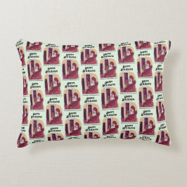 Storm Pastel Green Accent Pillow Dekokissen