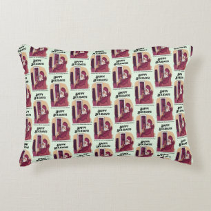 Storm Pastel Green Accent Pillow Dekokissen