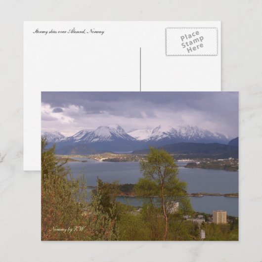 Storm Postcard Postkarte (Vorne/Hinten)