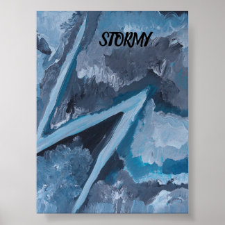 STORM POSTER VON KÜNSTLERN PAULA REILLY.