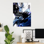 Storm Shadow Abstrakt Poster (Heimbüro)