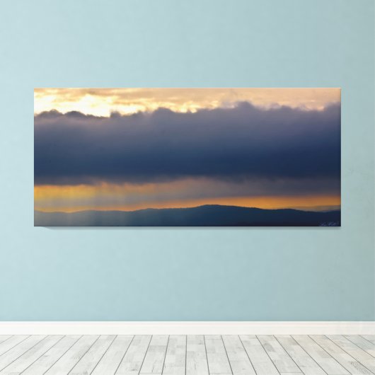 Storm Shelf Cloud Hot Springs National Park AR Leinwanddruck (Insitu (Holzboden))