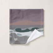 Storm Sky Cloud Sea Waves Trendy Bad Badhandtuch Set (Waschlappen)