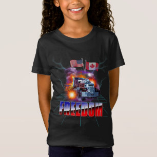 Storm Truck American USA Kanada Flaggenfreiheit Co T-Shirt