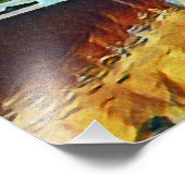 STORM ÜBER DEM SEE FOTODRUCK (Ecke)