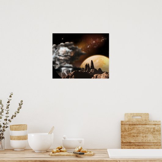 Stormansicht (20 x 16) poster (Küche)