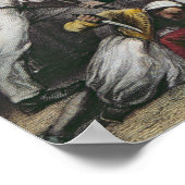 Storming in Delhi Poster (Ecke)