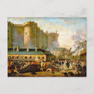 Storming the Bastille, 1900, Paris Postkarte