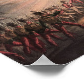 Storming von Ciudad Rodrigo, bewässert von Poster (Ecke)