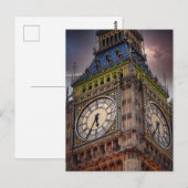 Stormlight über Big Ben – London Postkarte (Vorne/Hinten)