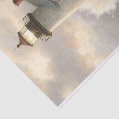 Stormlit Lighthouse By The Sea Decoupage Seidenpapier (Ausschnitt)