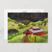 "Storm's Coming #7" - Postkarte für Landstraßen (Vorne/Hinten)
