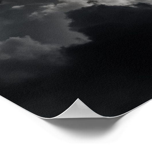 Storms pass. Keep walking. Motivation Poster (Ecke)