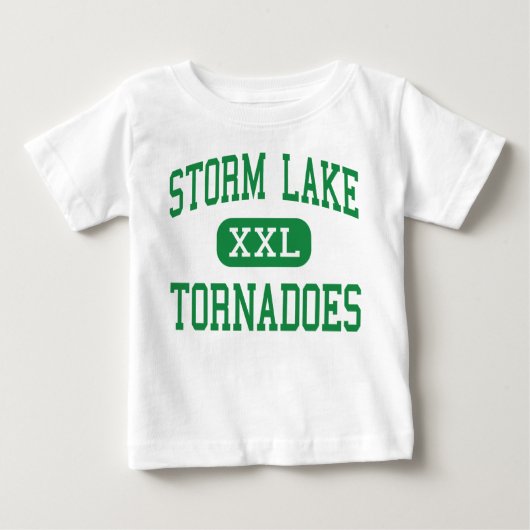 Stormsee - Tornadores - Hoch - Sturm Lake Iowa Baby T-shirt (Vorderseite)