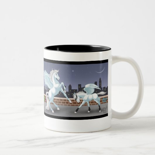 Stormwind u. Thunderbolt Zweifarbige Tasse (Rechts)