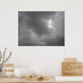 Stormwolken drucken poster (Küche)