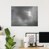 Stormwolken drucken poster (Heimbüro)
