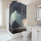 Stormy Beach Duschvorhang (Beispiel)
