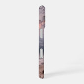 Stormy Beach mit Palmen iPhone 16 Hülle (Rechte Seite)