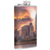 Stormy Cincinnati Great American Ball Park Flachmann (Rechts)