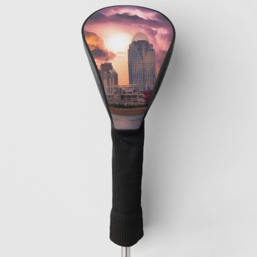 Stormy Cincinnati Great American Ball Park Golf Headcover (Vorderseite)