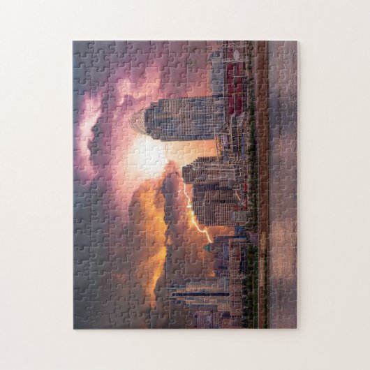 Stormy Cincinnati Great American Ball Park Puzzle (Vertikal)