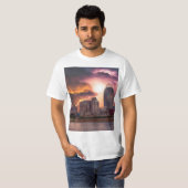 Stormy Cincinnati Great American Ball Park T - Shi T-Shirt (Vorne ganz)