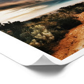 Stormy Clouds Road Landscape Südafrika Poster (Ecke)