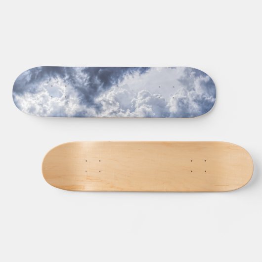 stormy clouds skateboard (Horizontal)