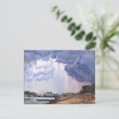 Stormy Day, Fine Art Malerei Postkarte (Stehend Vorderseite)