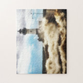 Stormy Day, Leuchtturm Duluth Minnesota Puzzle (Vertikal)