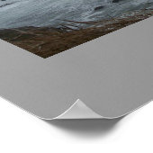 Stormy Day Oregon Coast Poster (Ecke)