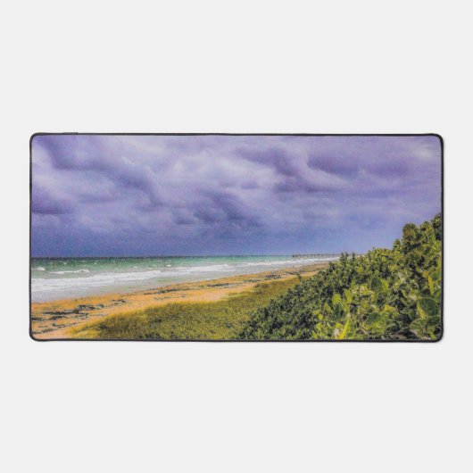 Stormy Jupiter Beach Desk Mat Schreibtischunterlage (Vorderseite)