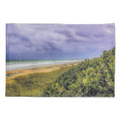 Stormy Jupiter Beach Kissenbezug (Rückseite-Links)