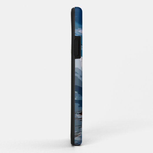 Stormy Lighthouse - Navigationsturm Case-Mate iPhone Hülle (Hinten/Rechts)