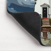 Stormy Lighthouse - Navigationsturm Mousepad (Ecke)