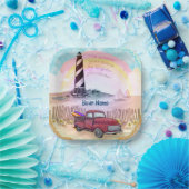 Stormy Lighthouse Truck Pappteller (Party)