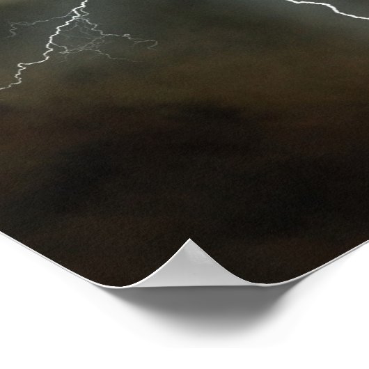 Stormy Moon Poster (Ecke)