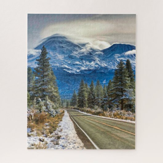 STORMY MOUNT SHASTA PUZZLE (Vertikal)