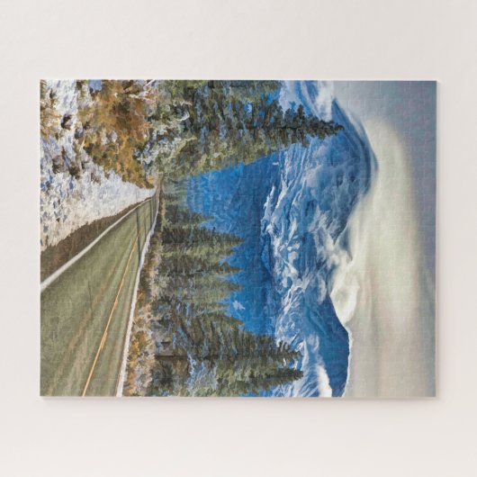 STORMY MOUNT SHASTA PUZZLE (Horizontal)