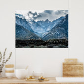 Stormy Mt. Whitney aus Alabama Hills Matte Poster (Küche)